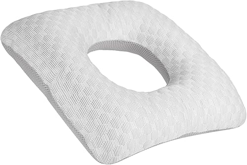 Miniatura 6 de Homaisson Cojín grande de dona para úlceras de cama, cojín de asiento para silla de ruedas, cojín de alivio de presión con agujero para personas