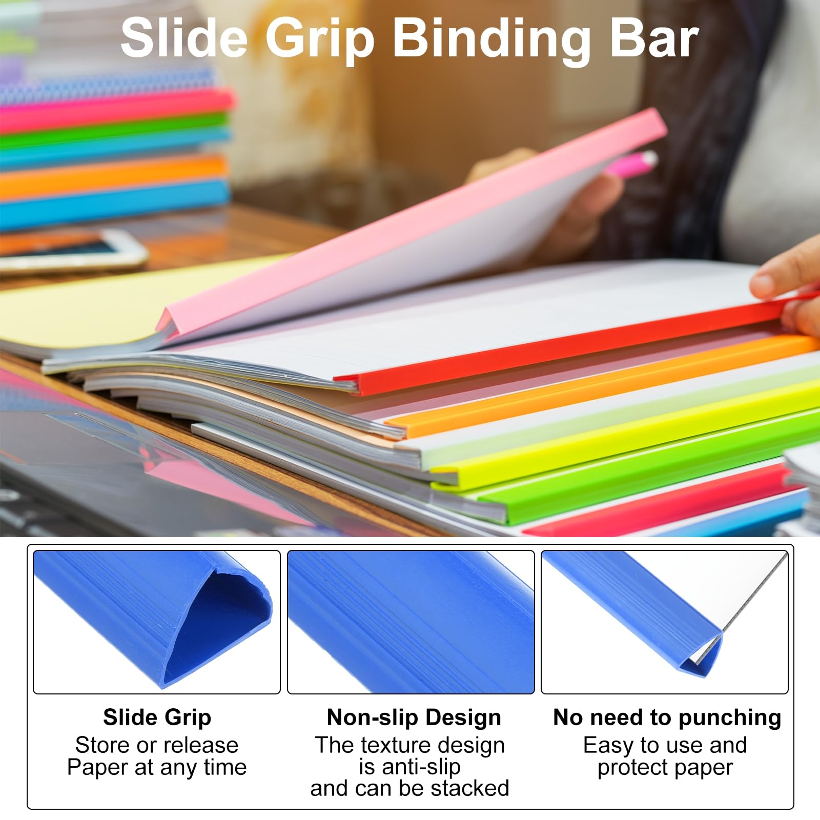PATIKIL 10Pcs Binding Bars - Image 4
