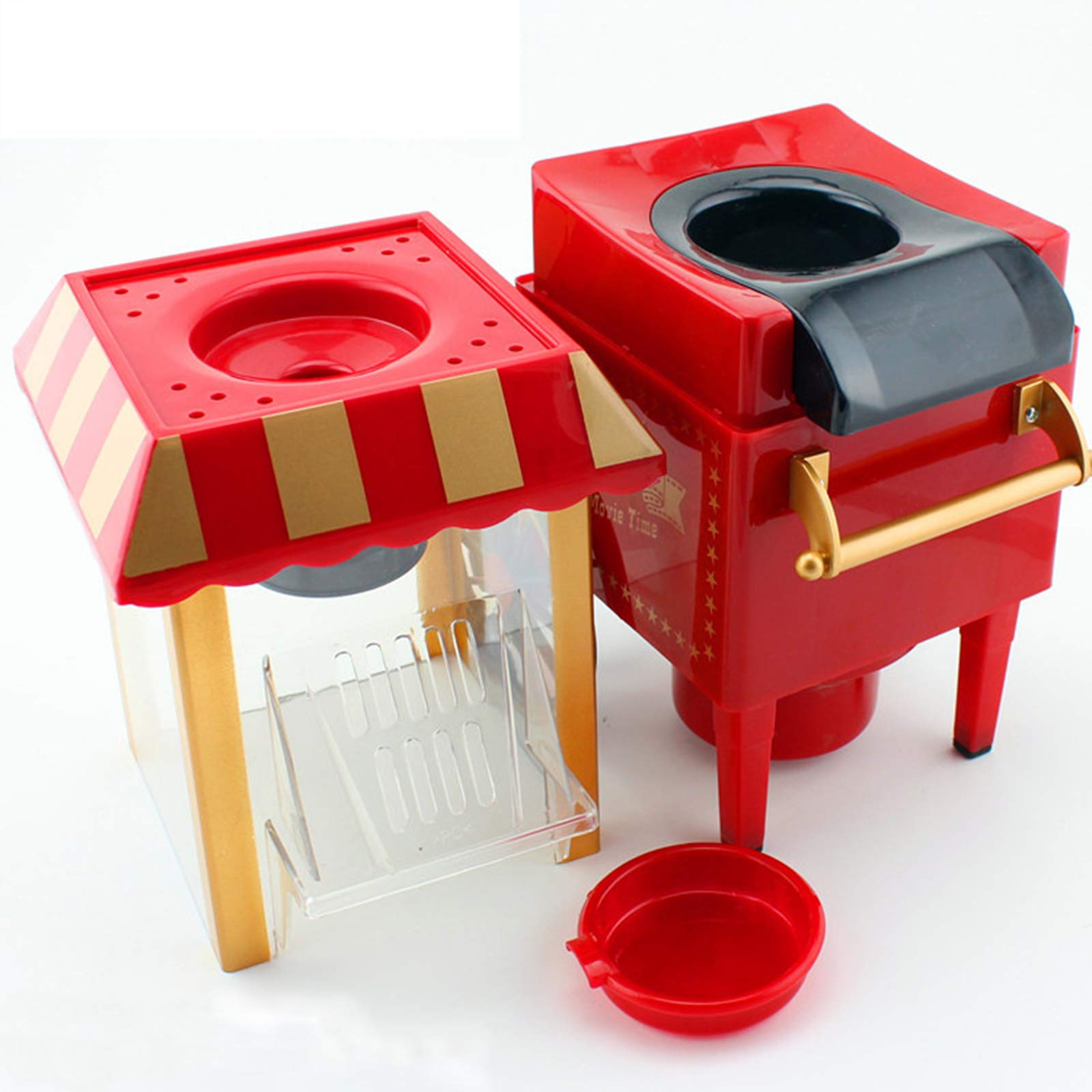 Macchina per Popcorn Ad Aria Calda, Macchina per Popcorn Elettrica per Uso Domestico 3 Min Fast Popping Fai da Te Il Tuo Gusto Sano E Senza Olio per Film Casalinghi, Guardare La TV