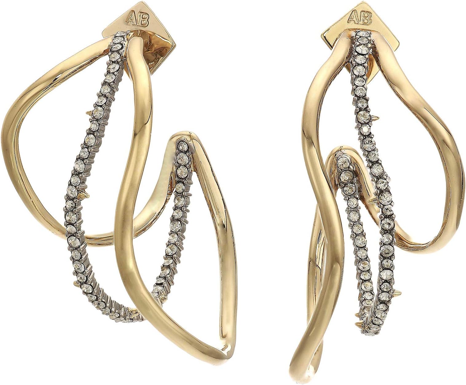 Orbit Wavy Hoop Earrings