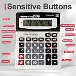 Calculator,Standard Function Electronics Desktop Calculators, Solar and Battery Dual Power, Big Button 12 Digit Large LCD Display, Handheld for Daily and Basic Office (1)
