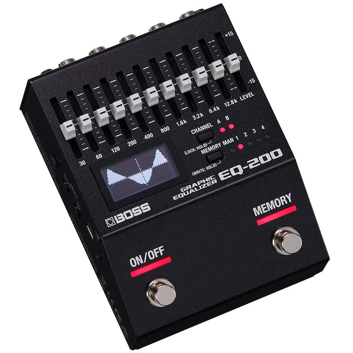 Boss EQ-200 - Equalizzatore grafico + cavo BMIDI-1-35 TRS-MIDI + cavo patch keepdrum
