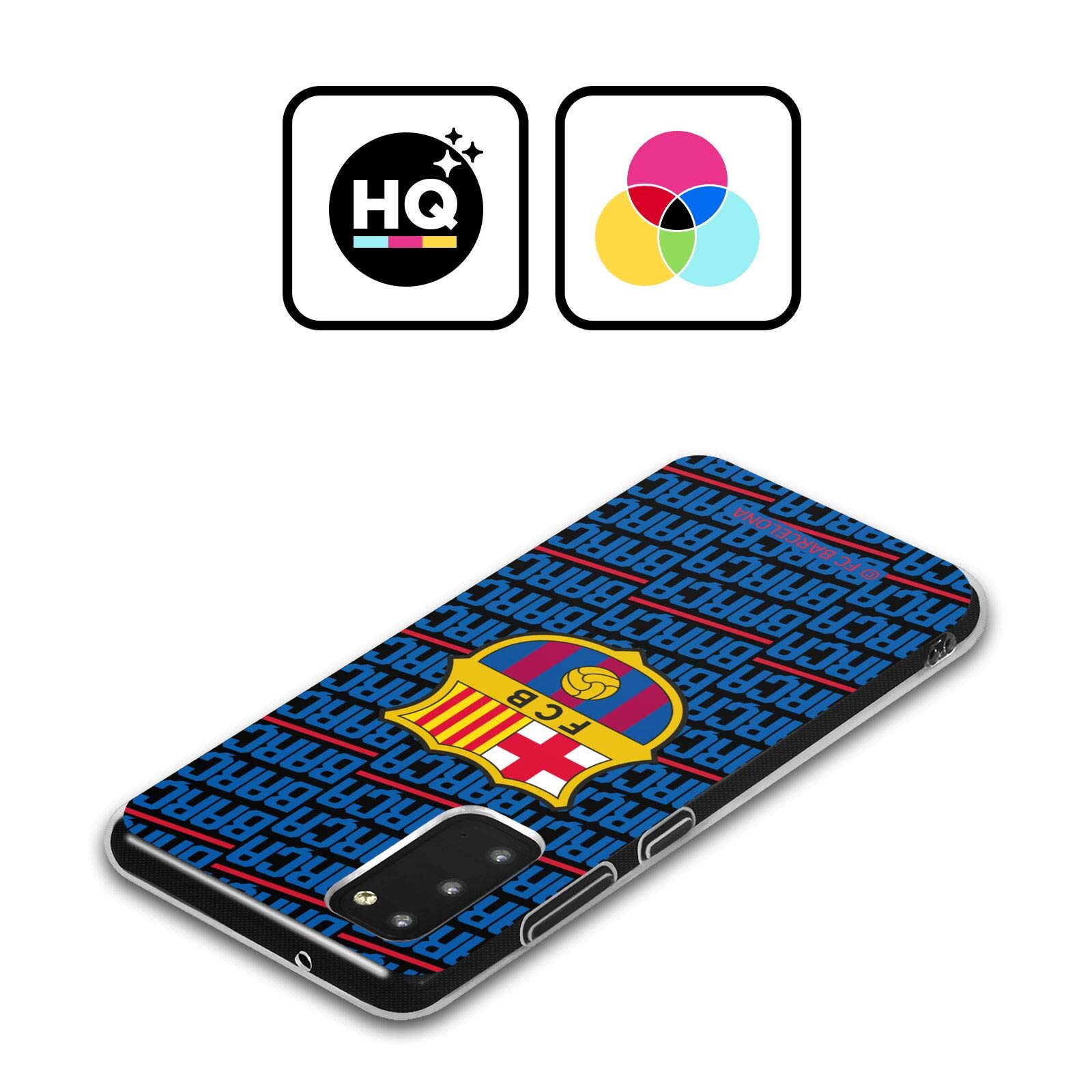 Head Case Designs Offizielle FC Barcelona Barca Wappen Muster Gel Handyhülle Hülle [Militärischer Schutzgrad] Kompatibel mit Samsung Galaxy A12 (2020)