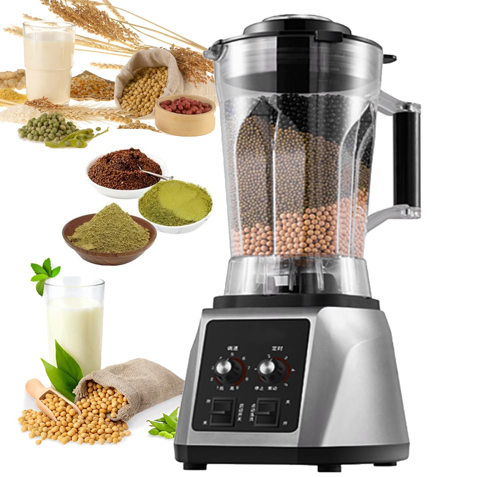 Procesador de nueces de 5,5L que soluciona el filtrado de la soja en casa