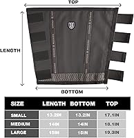 Vista 6 de Harrison Howard Botas de caballo sueltas con protección UV, leggings de malla fina duraderos con tiras reflectantes (juego de 4)