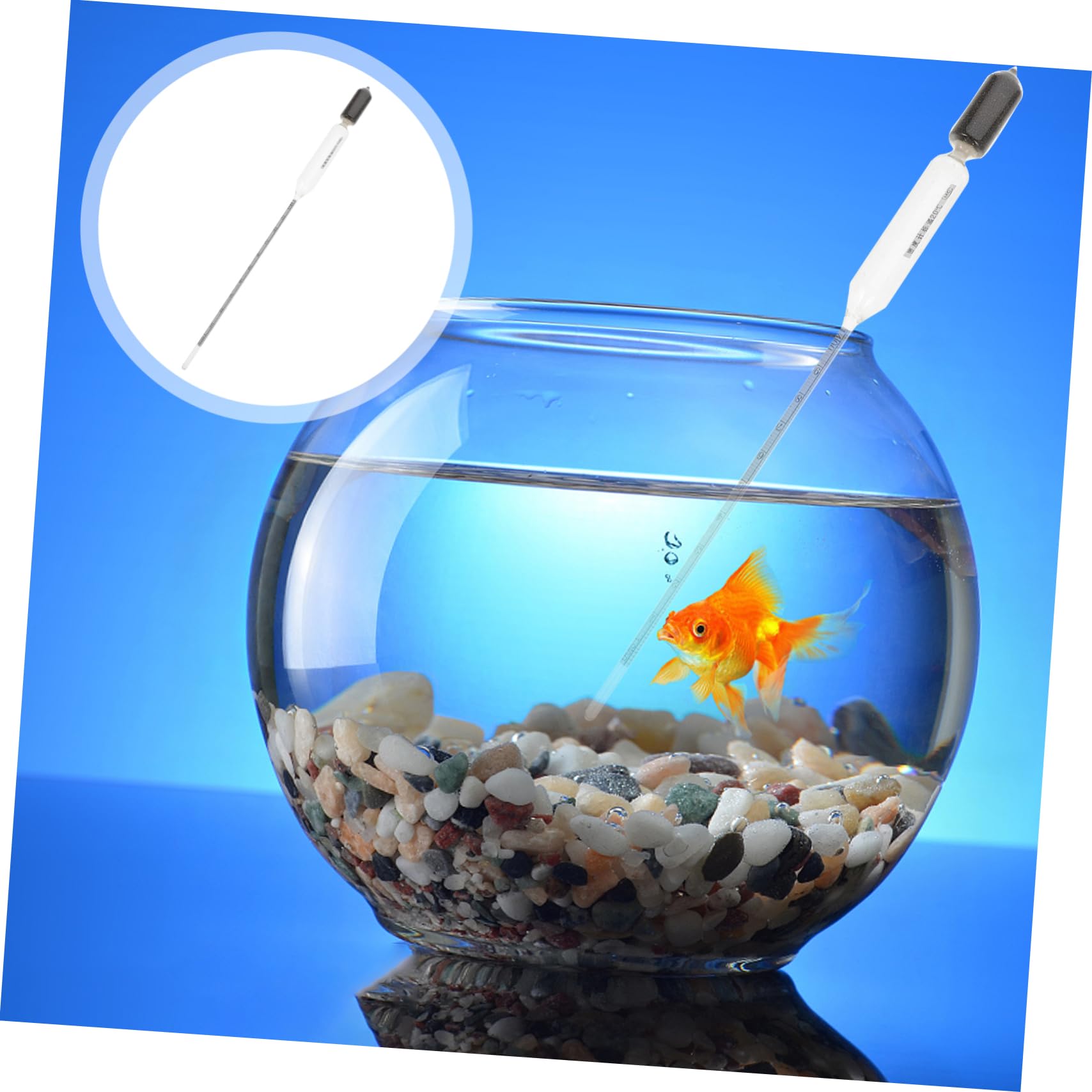 Cabilock High-Accuracy Hydrometer Glass Water Measuring Tester 1.3-1.4 Scale for Aquarium Pool and Aquaculture