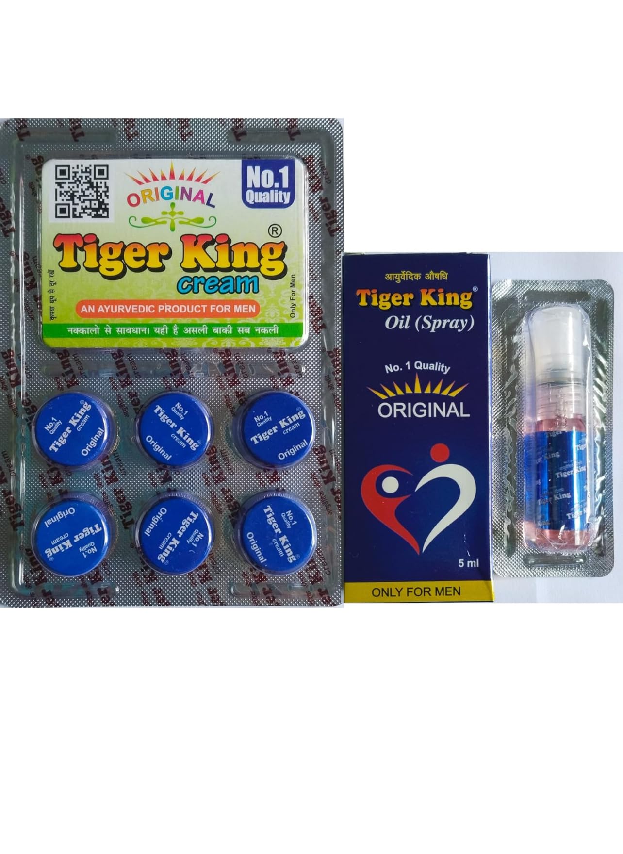 Tiger-king-Cream and Spray Original,Pack of 1 No.1 Quality