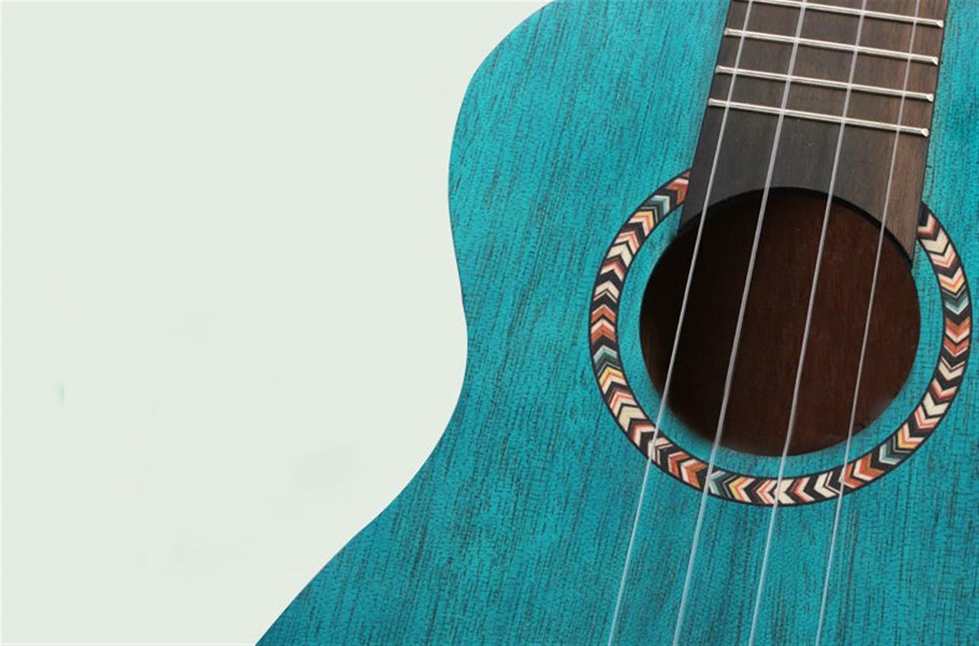 YuuHeeER 1 ukulélé guitare pastèque 53,3 cm avec ensemble complet d'accessoires pour débutants et enfants