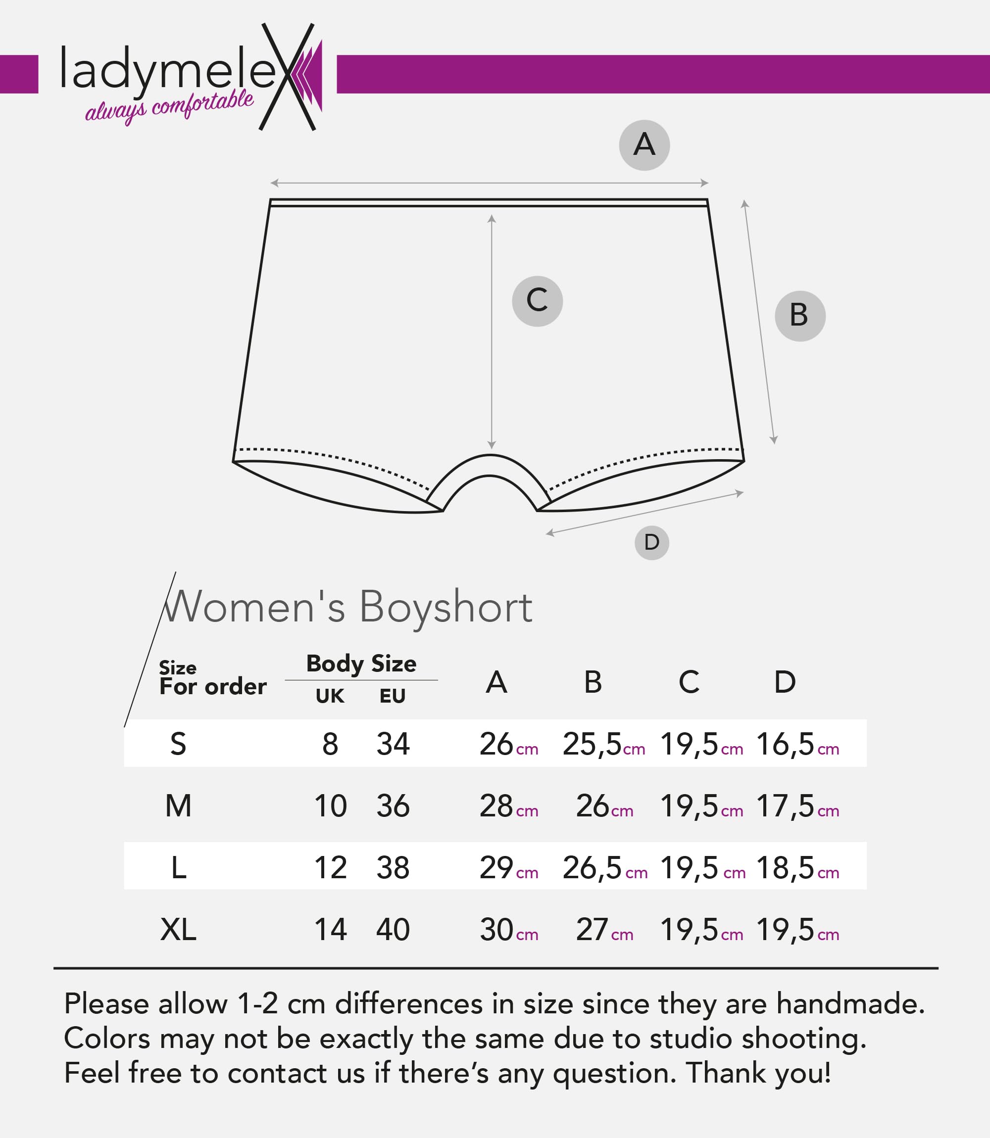 Calzoncillos bóxer de Seguridad algodón para Mujer Paquete de 4