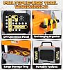 Lehoo Castle Kids Tool Bench, Kids Tool Set with Realistic Electric Drill & Take Apart Construction Vehicles, Workbench & Tool Box in One Design, STEM Learning Toys for 2-3 Years Toddler Boys & Girls