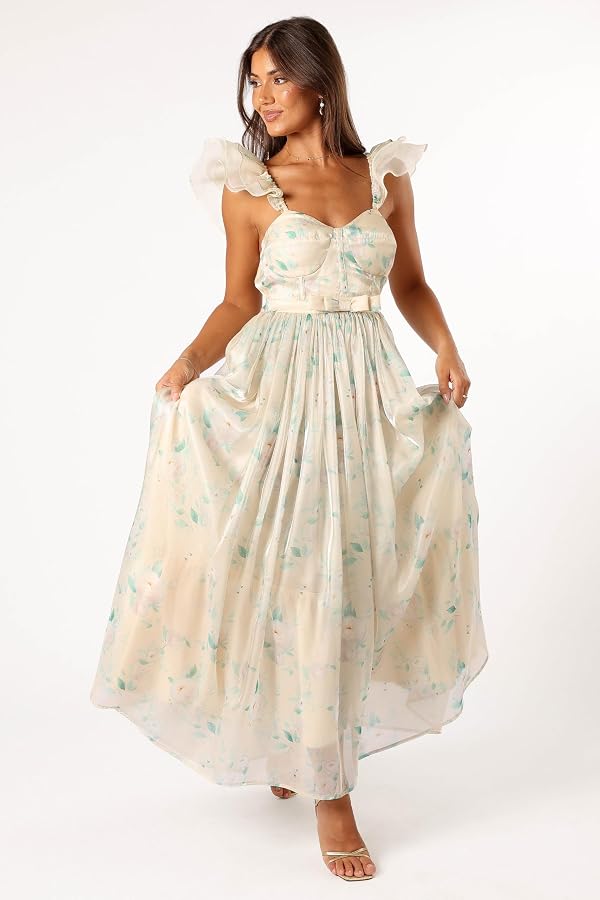 Freesia Maxi Dress - Cream XS by Petal & Pup - Used condition - Image 2
