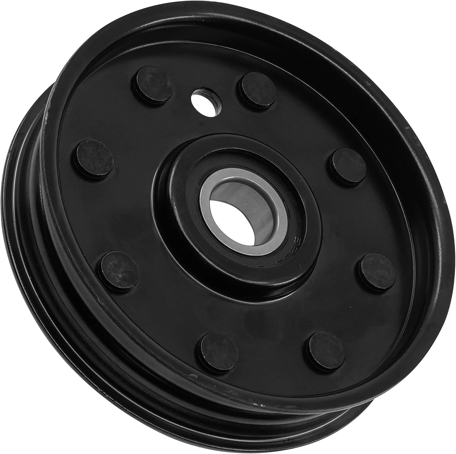Caltric Flat Idler Pulley Compatible with John Deere 200 210 212 214 216 AM37249 AM107468