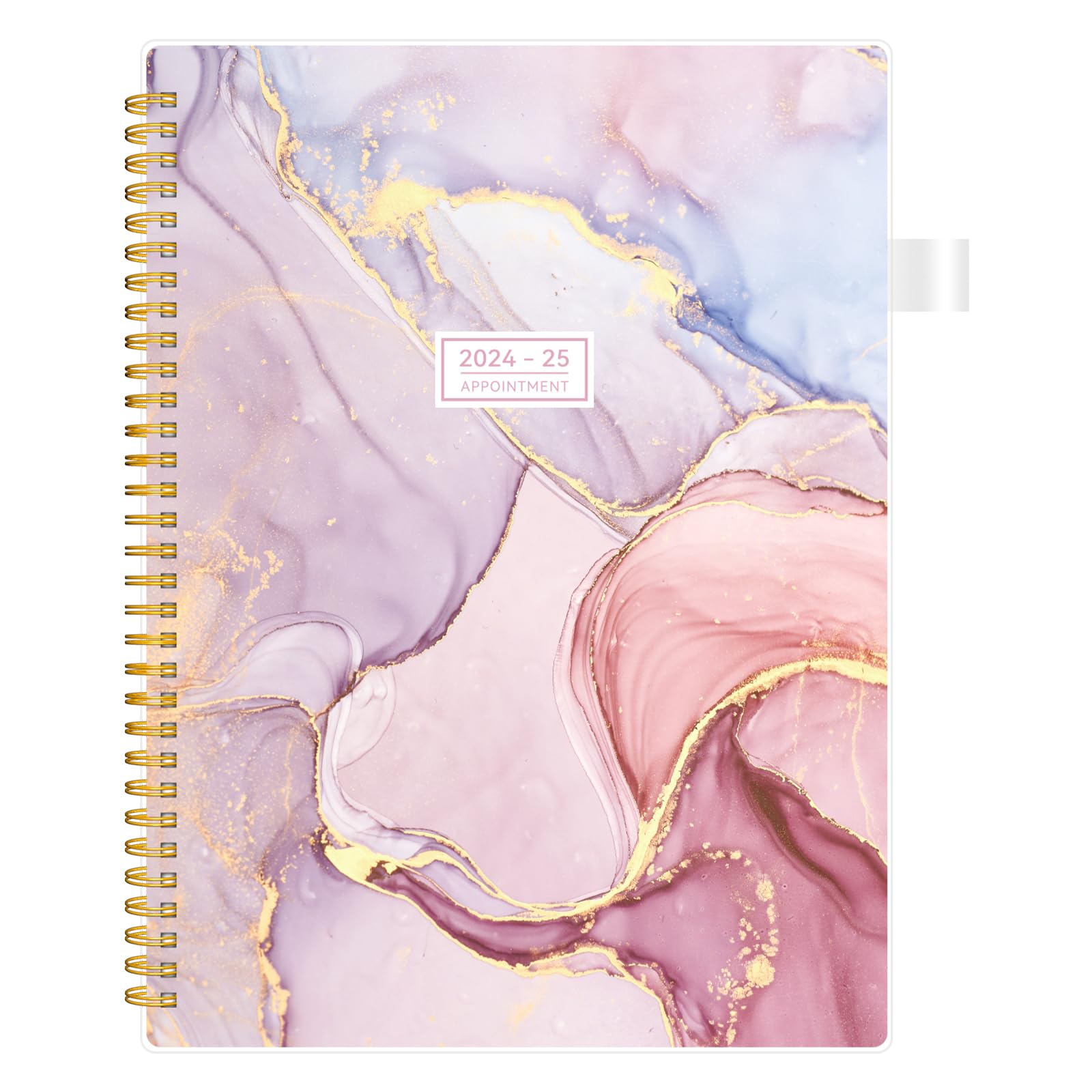 Appointment Planner 2025-2026, Appointment Book Jul.2025 - Jun.2026, AIMPEAK Daily Weekly Planner for Women, 15 Minute Increments, Monthly Tabs,