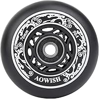 Vista 3 de Ruedas Ripsurf 90a de 2.992 in con rodamientos ABEC-9 para RipStik DLX Caster Board, Deluxe Junior Skateboard, 2 ruedas pivotantes, patineta