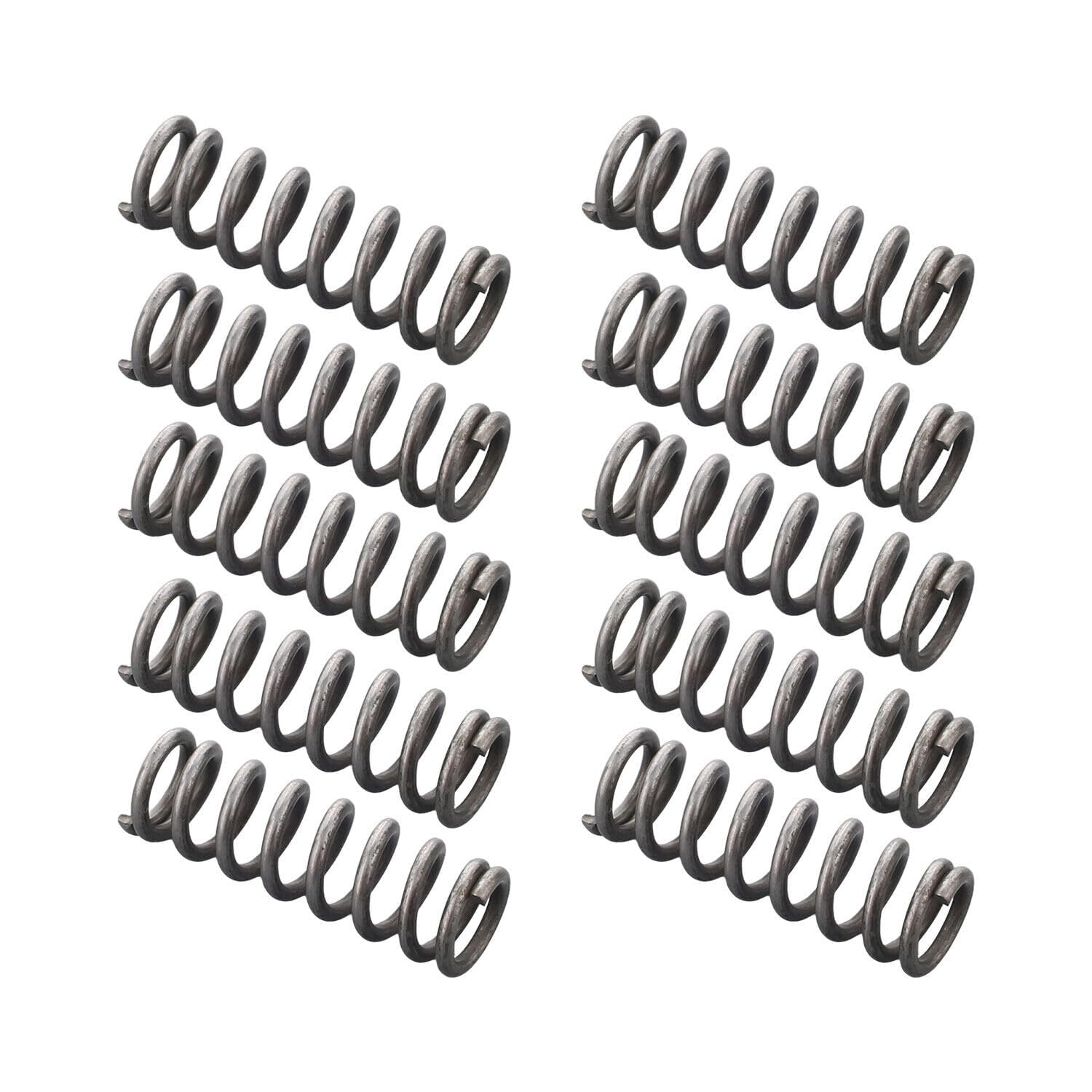 10pcs Pen Spring Metal Mechanical Springs, Mechanical Compressed Springs Release Spring 2.0mmOuter Diameter, Metal Spring for DIY Project Compression Springs Steel(Size:2.0x30x60mm)