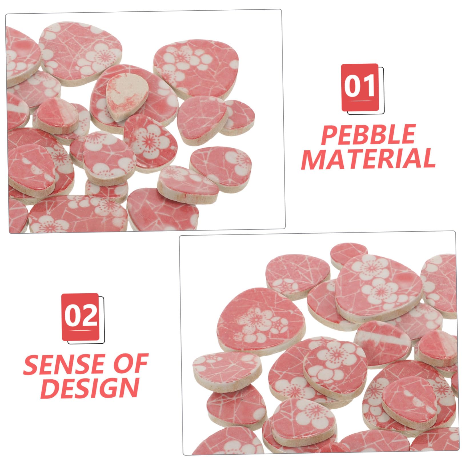 Yardwe 2 Pezzi 1 decorazione dell'acquario pietre decorative sassolini decorativi substrato paesaggio decorazioni giardino di ciottoli paesaggistici rocce decorative per fioriere ciottolo