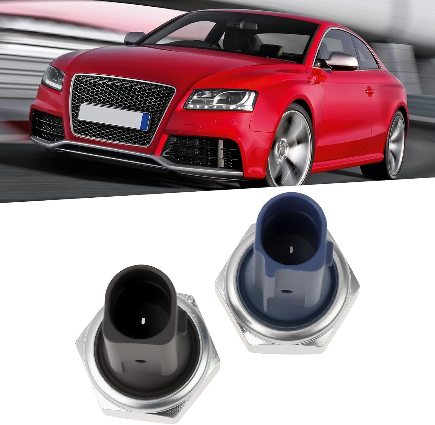 SING F LTD 2PCS Oil Pressure Switch Sensor 038919081 06H919081A Compatible with Audi A4 A5 A6 Q3 Q5 TT Compatible with Seat