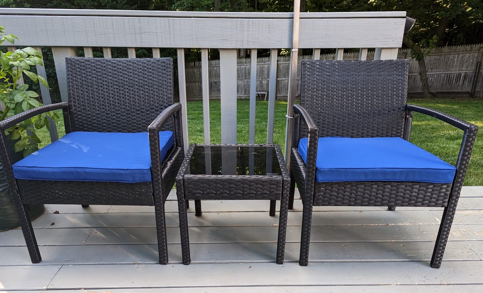 25/mo Finance Patio Furniture Set 3 Piece, Outdoor Patio Furniture