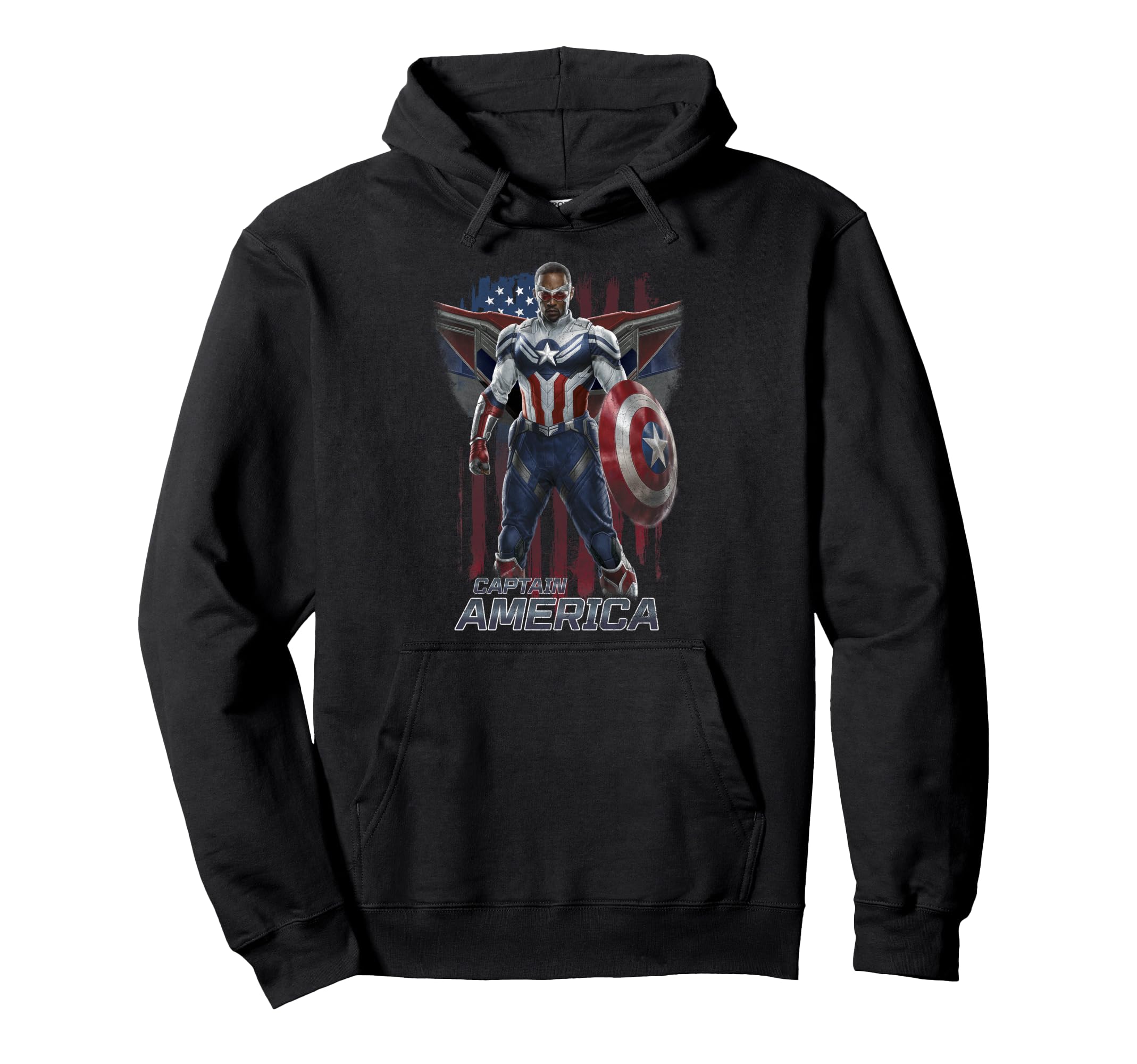 Sweat à capuche Captain America Falcon et Winter Soldier imprimé Marvel - 2