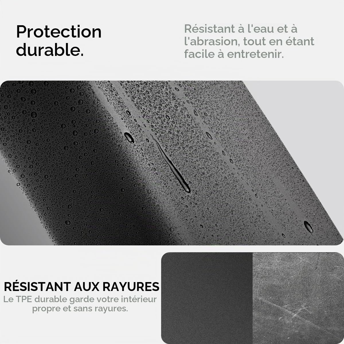 Spigen Tesla Model Y Juniper 2025 2026 Model 3 Highland 2024 2025 2026 Console Centrale Housse de Coussin d'Accoudoir Conçu pour Accessoire Tesla - Noir