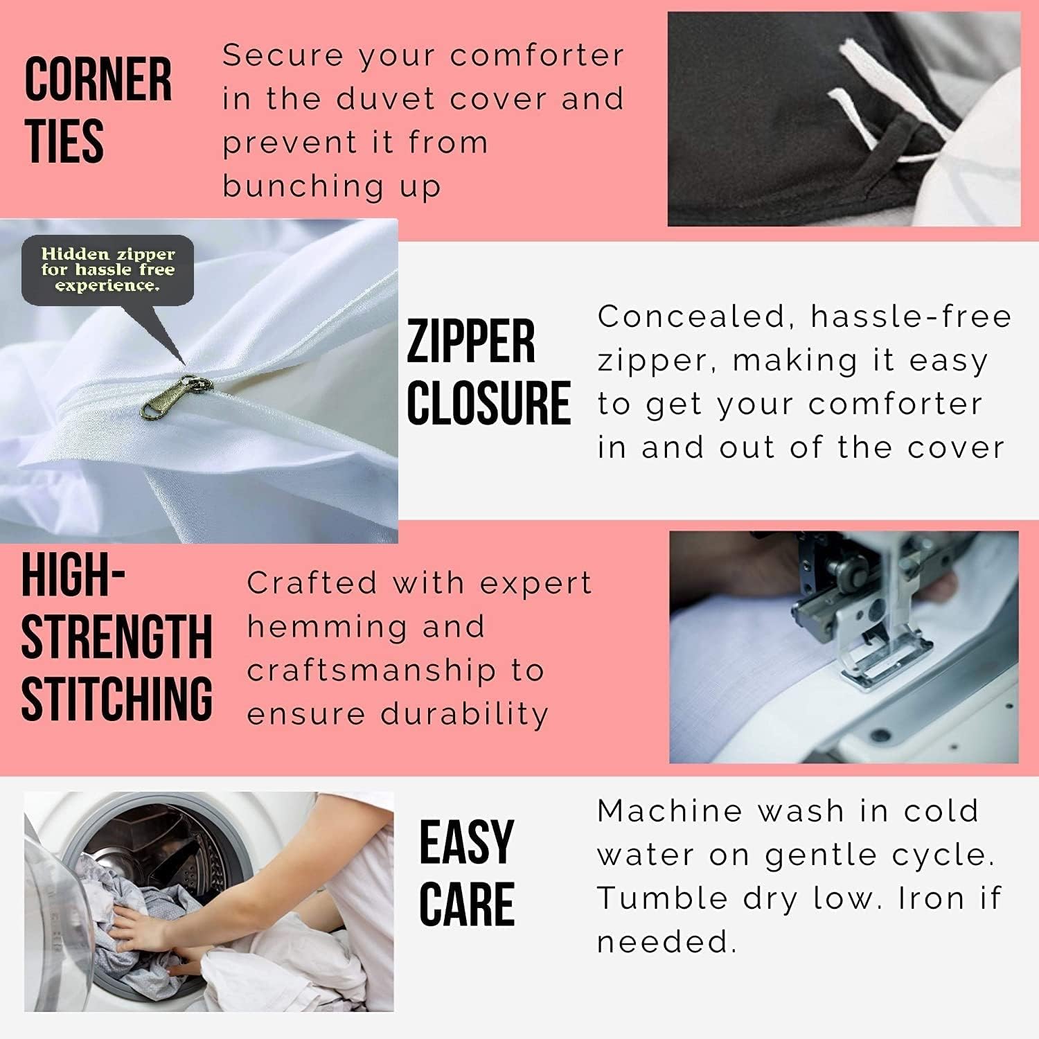 Silver Solid Pinch Pleated Pintuck Pillow Shams Set of 2 - Hypoallergenic 500-TC 100% Egyptian Cotton Decorative Pintuck Pillow Sham (Silver, Full (80" X 90"))