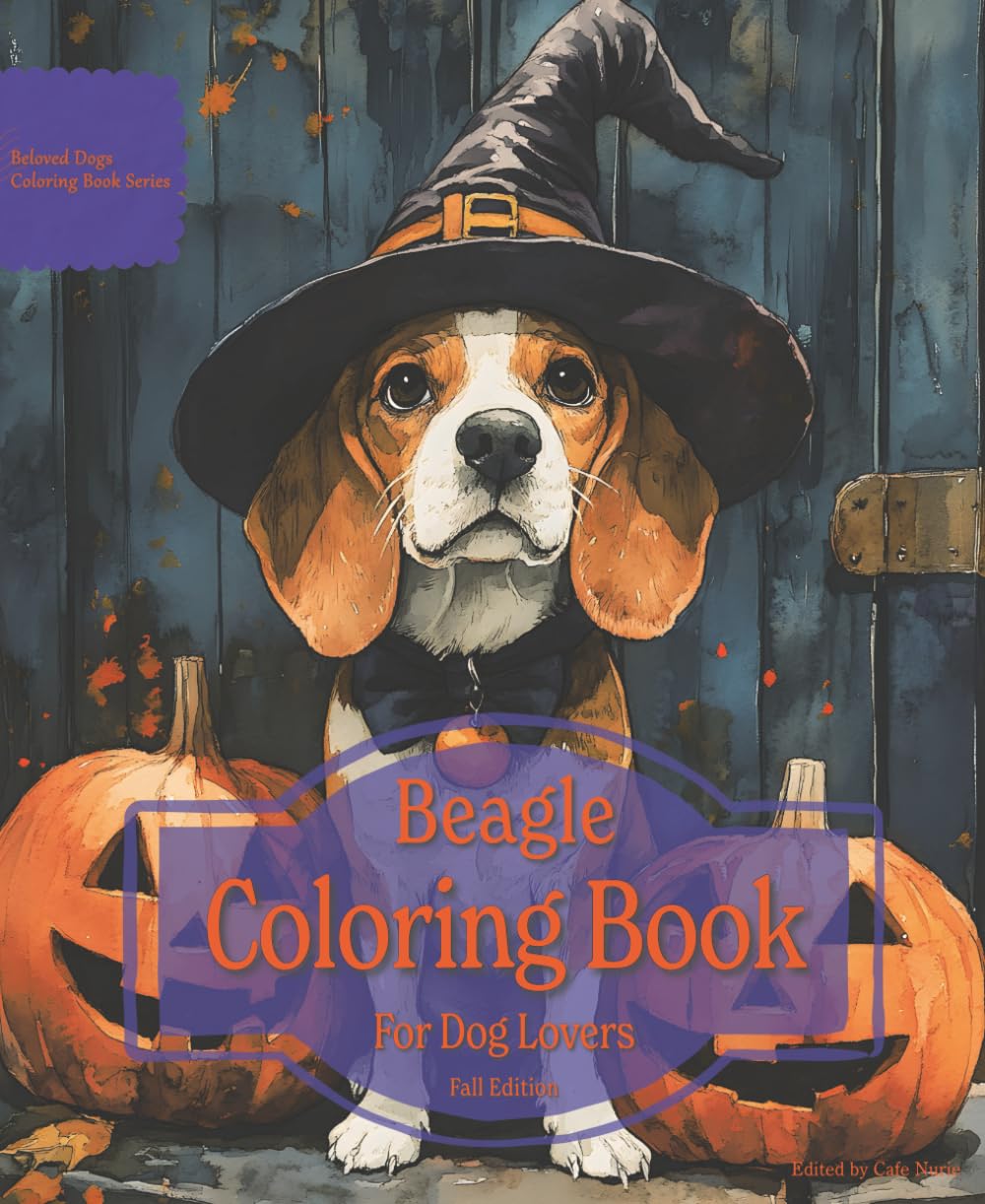 Beagle Coloring Book For Dog Lovers Fall Edition: Beloved Dogs Coloring Book Serise
