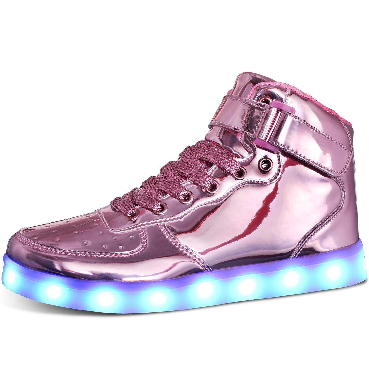 Led Shoes High Top Sneakers Colors Usb Charging Sneakers