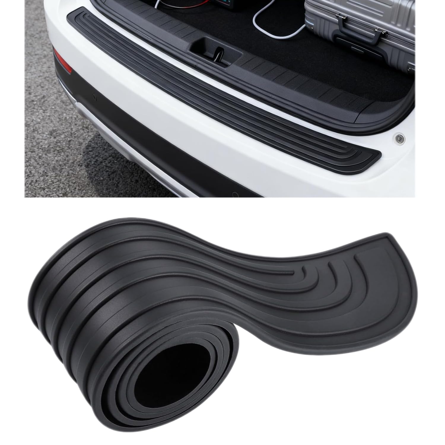 ONEMAJI Car Rear Bumper Protector for Audi A3 8V Sportback 2012-