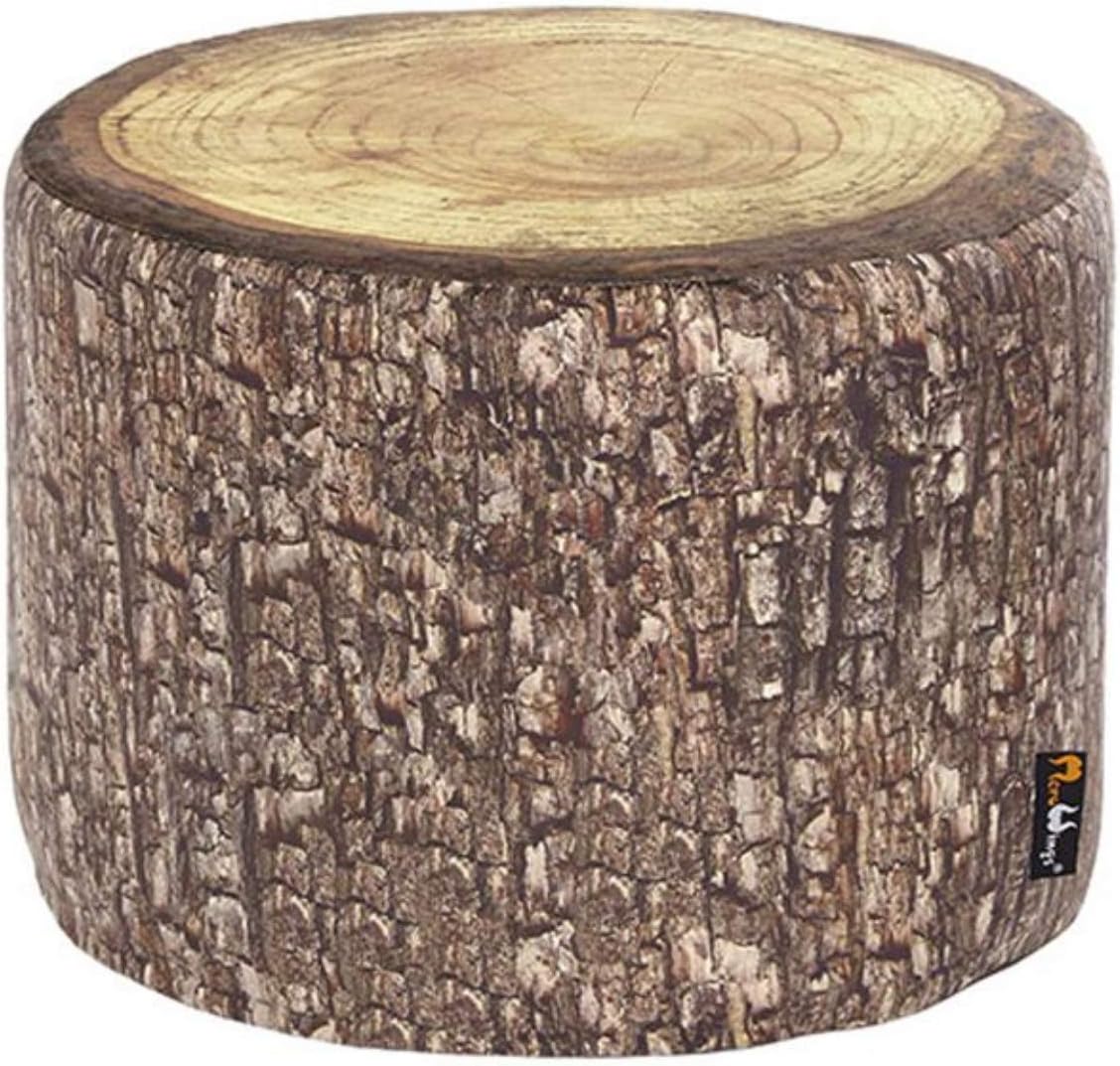 MeroWings Mini Tree Trunk Stool, Realistic Tree Log, Indoor Outdoor Commercial Grade, 16" x 12", Forest