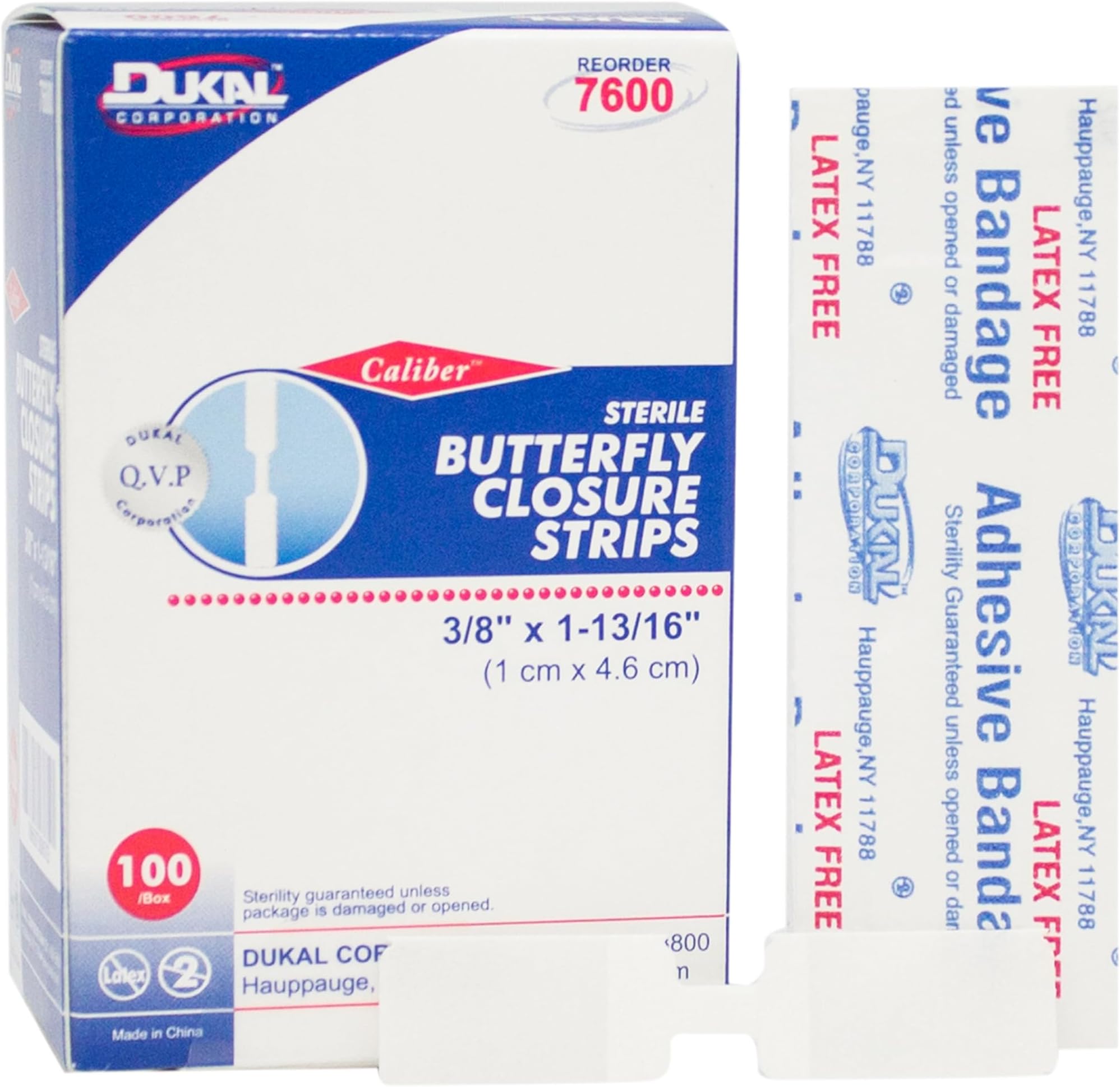 Dukal Butterfly Wound Closure Strips (Box of 100)