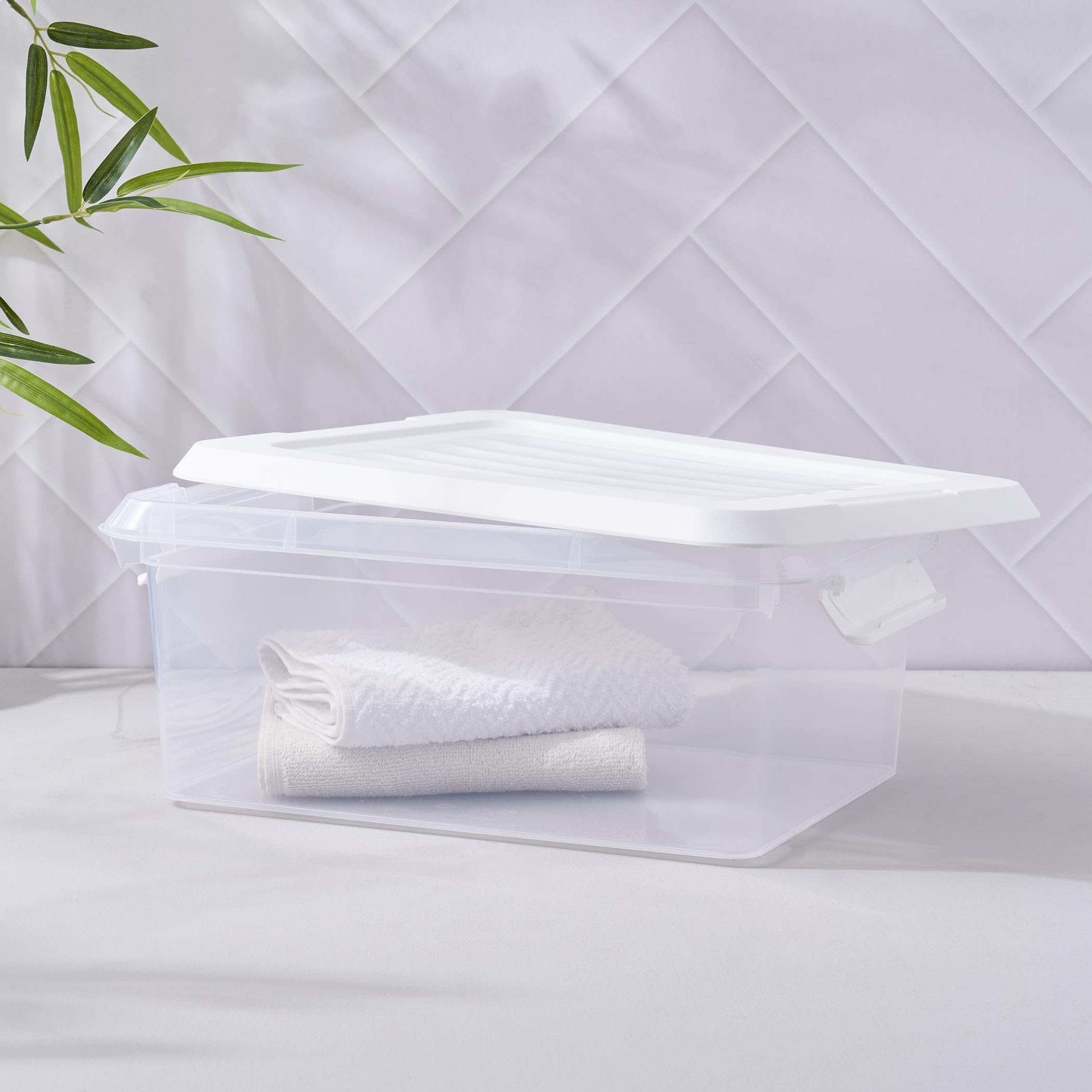 Home Centre Omnia Secure Polypropylene Storage Box with Lid
