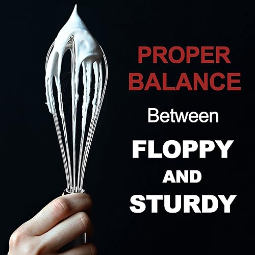 Miniatura 2 de Anaeat Juego de 4 batidores de cocina de acero inoxidable, batidora de leche y huevo con alambre grueso para batir, cocinar, hornear, batir y