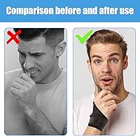 Vista 4 de Guantes de protección para adultos con protección para el pulgar, para ayudar a evitar que se recojan la piel, chupando el pulgar, morderse las uñas