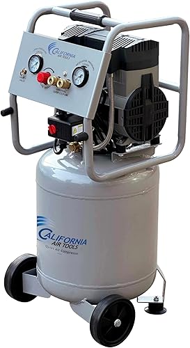 Miniatura 2 de California Air Tools 10020C 2.0 HP Ultra Quiet and Oil-Free Air Compressor, 10 Gallon Steel Tank with Wheels, 70 dBA Noise Level