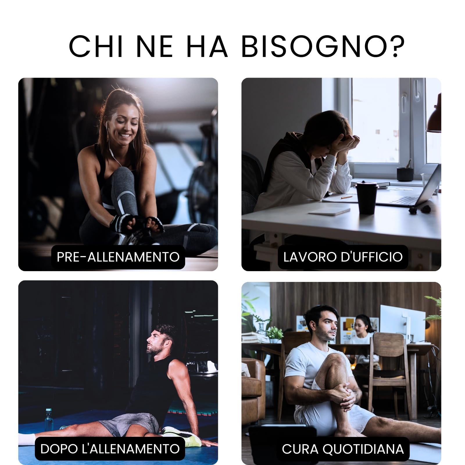 Pressoterapia a casa, massaggiatore per gambe e piedi stanchi per migliorare la circolazione, recupero muscolare, drenaggio linfatico, portatile con borsa (M:170-182cm)