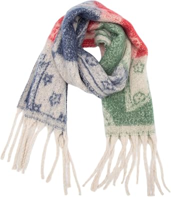 Winter Women Warm Scarf Long Shawl Large Scarves Cold Weather Thick Blanket Scarfs Colorful Plaid