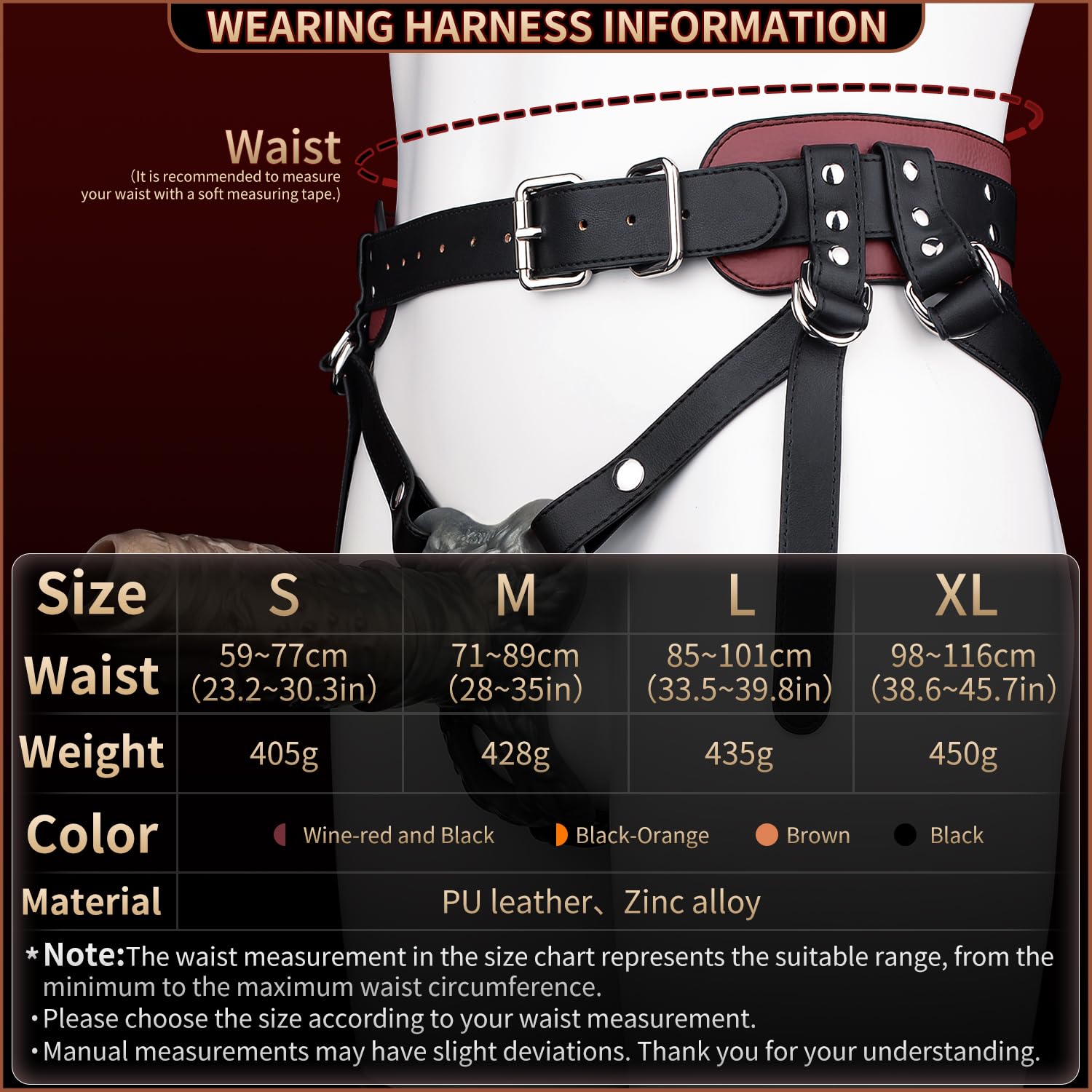 Gaine pénienne silicone avec harnais PU XL