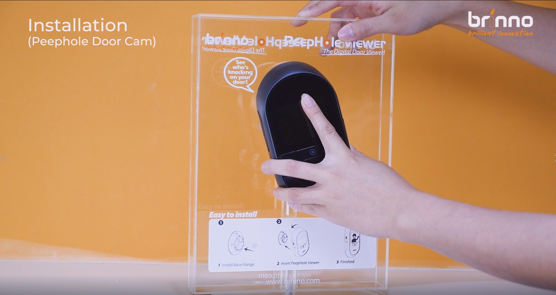 Watch Brinno SHC500 peephole camera - Installation on Amazon Live