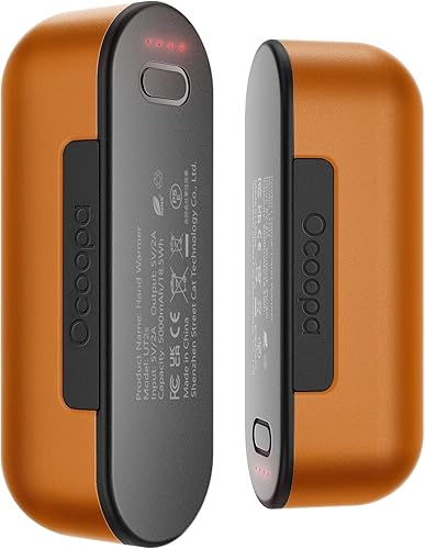 Miniatura 22 de OCOOPA Calentadores de manos recargables, paquete de 2, calentador de manos eléctrico magnético, 16 horas de calor, 4 niveles de calor hasta 145 ℉