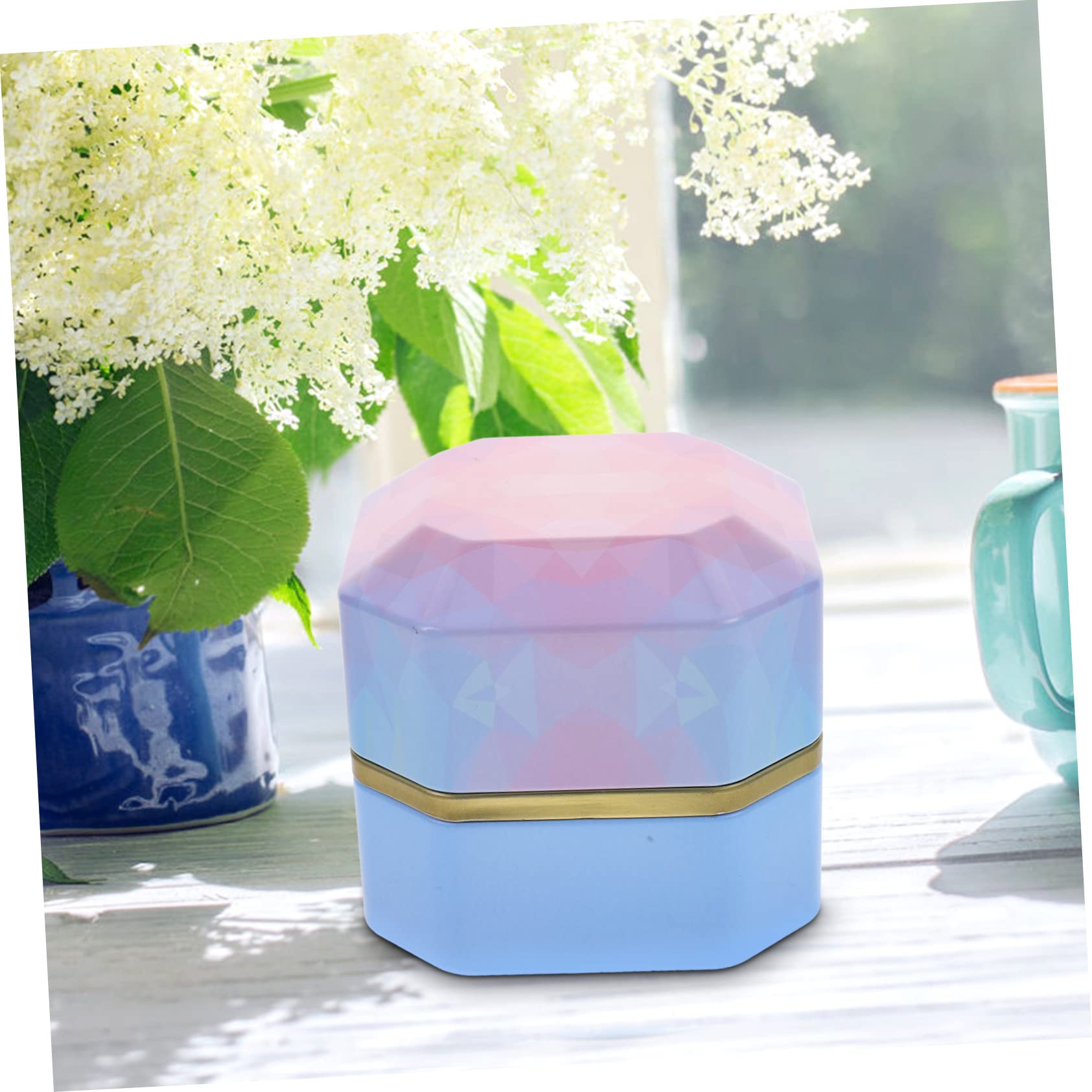 Zerodeko Candle Jar Mini Candles Loose Tea Can Food Container Food Sealed Jars Metal Tea Jar Chic Tea Canister Household Storage Canister Candy Canister Tinplate Small Storage Supplies