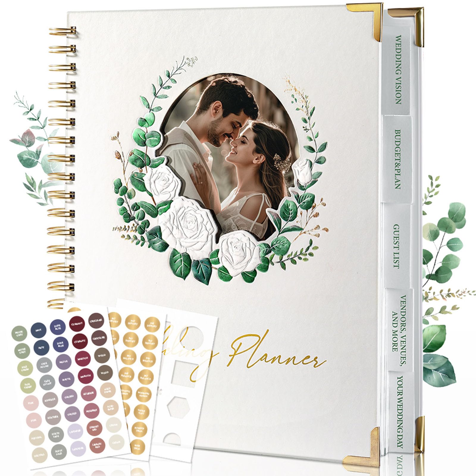 Myga Luxurious Wedding Planner - Ultimate UK Wedding Planner Book Organiser Notebook For Bride - View #8