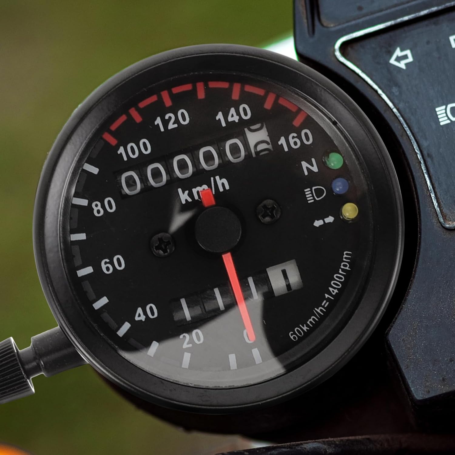 Dirt Bike Speedometer Odometer Gauge for Motorbike Multi-Function Digital Tachometer