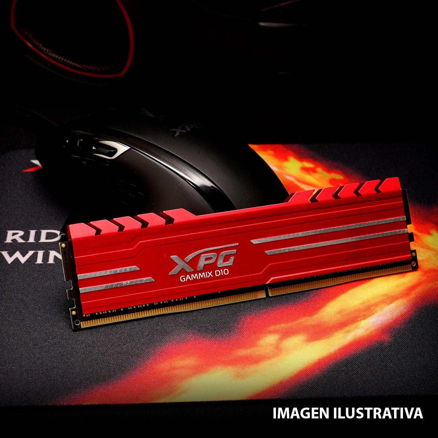 XPG GAMMIX D10 DDR4 8GB 2666MHz ×2 =16GB XPG Gammix D10 DDR4 2666MHz (PC4 21300) 16G (2 X 8GB) Memory