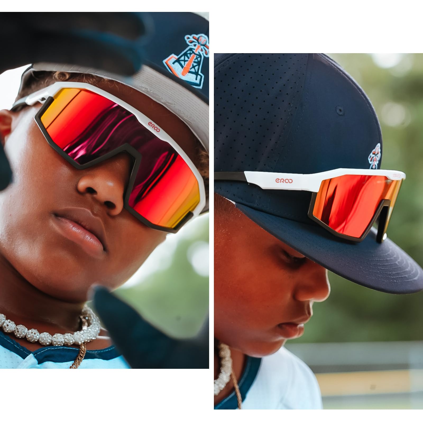 EAZYRUN Polaryzacyjne sportowe okulary przeciwsłoneczne dla mężczyzn i kobiet, okulary przeciwsłoneczne do jazdy na rowerze, biegania, MTB, baseball, narciarstwa, siatkówki plażowej