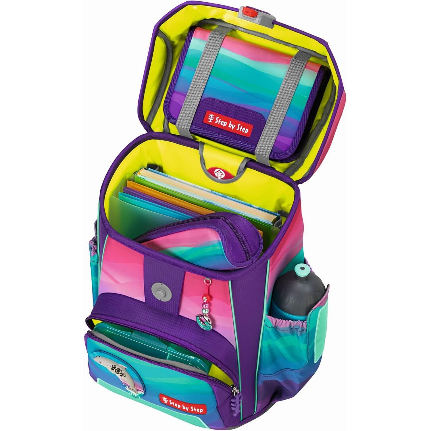 Step by Step Cloud Ocean Schulranzen-Set 5-teilig Dolphin Lana