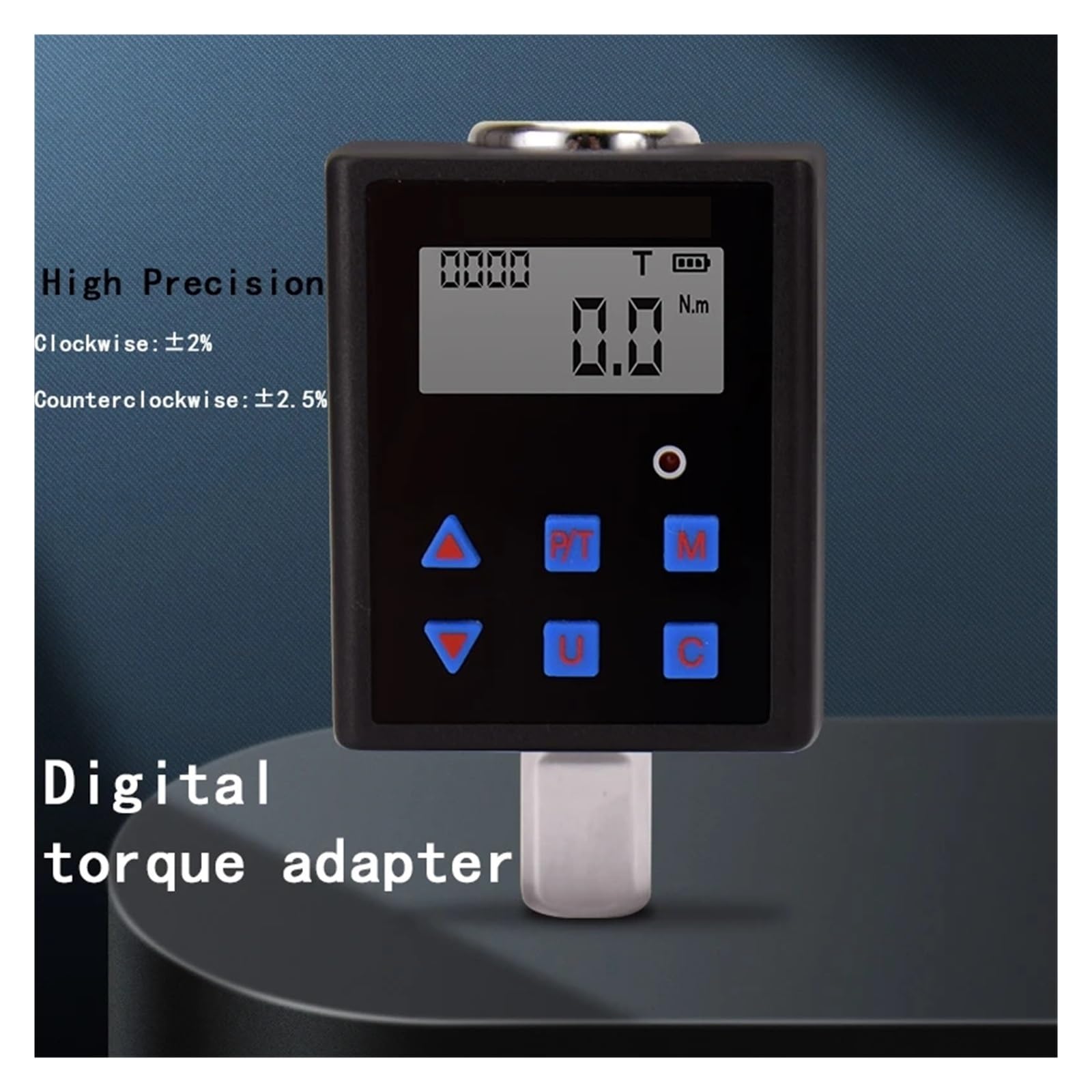 NURII Misuratore di Coppia Digitale, 0,3-340 NM Adattatore for misuratore di Coppia Regolabile Chiave dinamometrica Elettronica Professionale Strumenti di Riparazione universali (Size : 2-200)