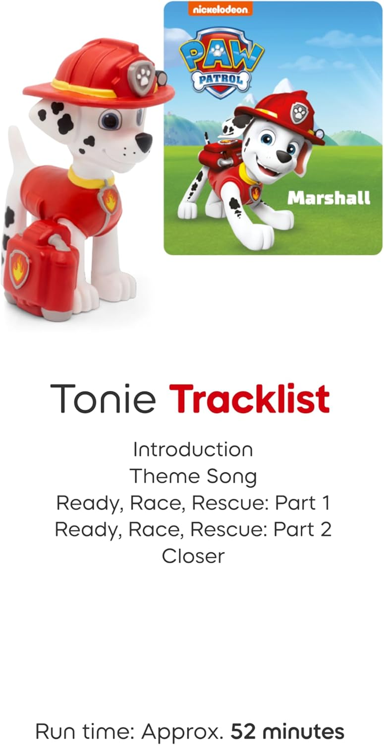 Toniebox 2 Audio Player PAW Patrol Bundle for Kids 3+ with Chase, Marshall, Skye, and Liberty - Sky Blue