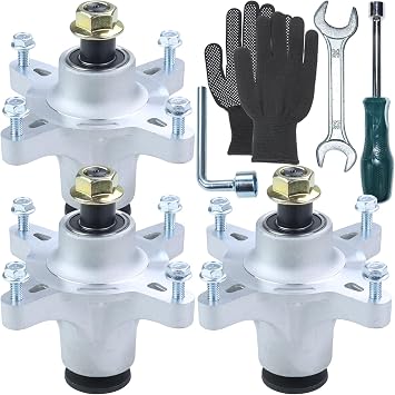 3 Pack 139-3214 Spindle Assembly Replaces Toro 121-0751, 17-7439 117-7267, 139 3214 Fits Toro 42 50 Inch Mower Decks, Toro Timecutter SS5000 SS4235 SS4225 MX5060 MX5000 Riding Mower