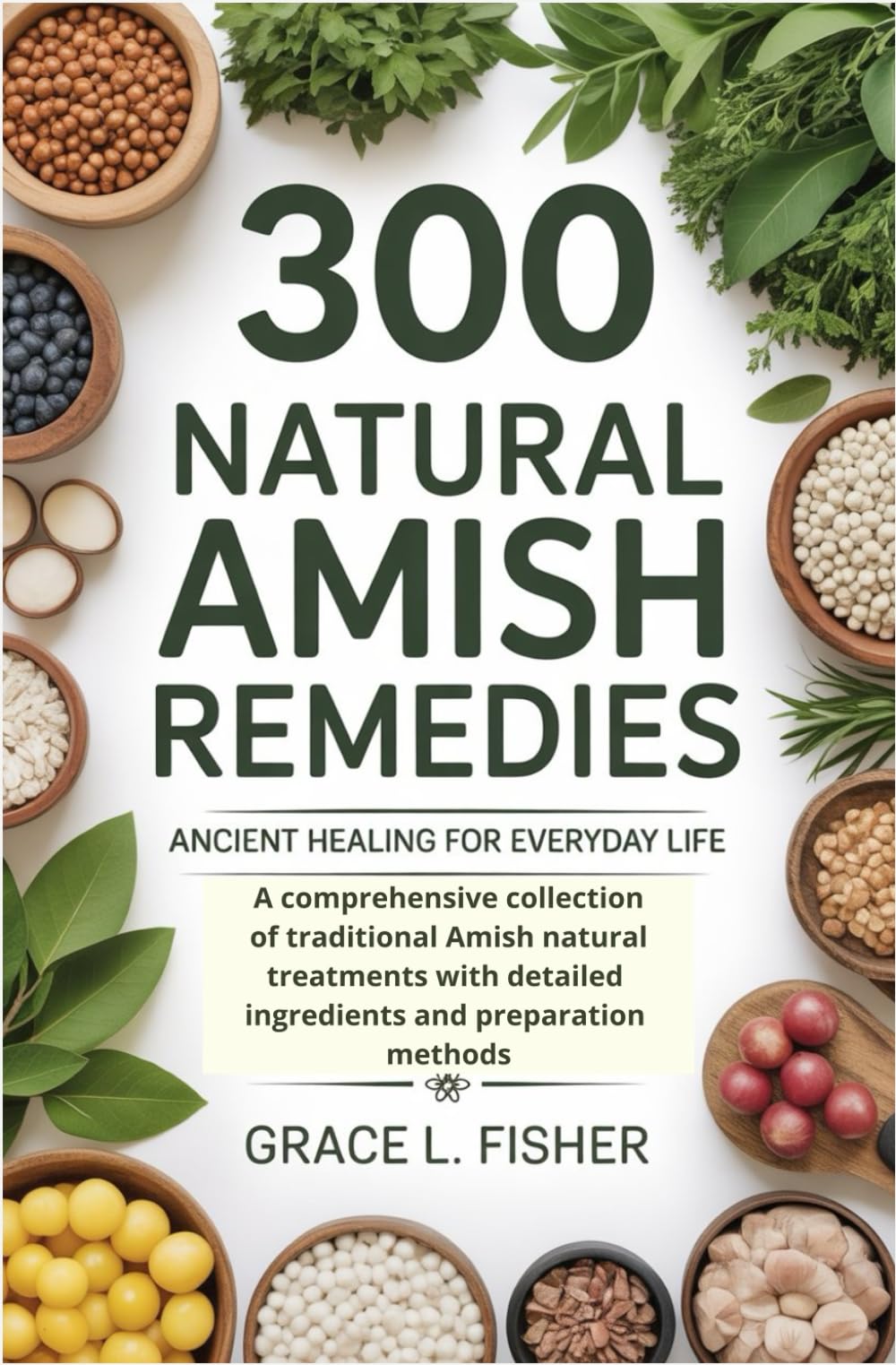 300 Natural Amish Remedies: Ancient Healing for Everyday Life: A comprehensive collection of traditional Amish natural treatments with detailed