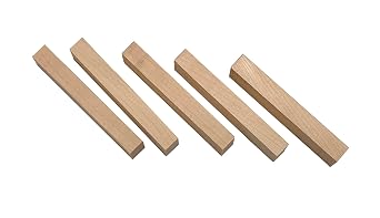Exotic Wood Zones Flame Hard Maple Wood Pen Blanks | Kiln Dried | 3/4" x 5" | Premium Grade Crafting Materials for Exquisite Handmade Pens 12, 3/4" x 3/4" x 5"